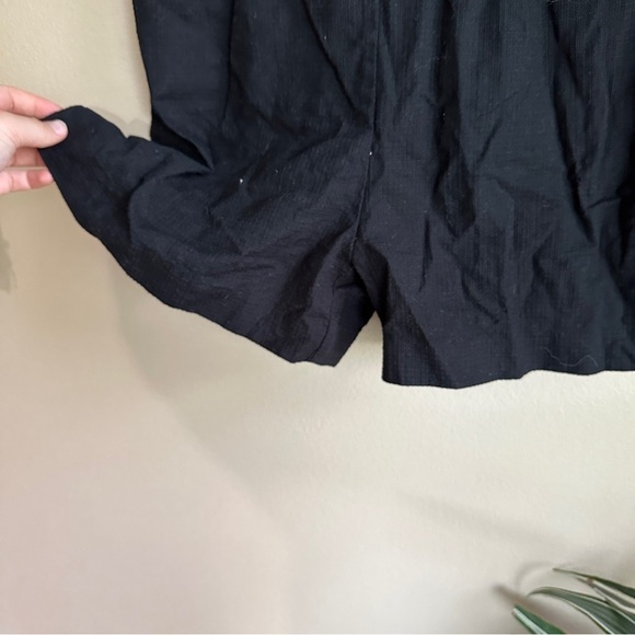 Anthropologie Elevenses Black Cold Shoulder Romper - Picture 4 of 6